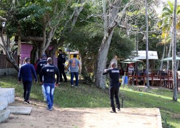 Fiscalização de construções irregulares é novamente realizada em Lagoa de Cima