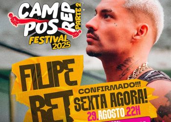 Saiba como “recuperar” ingresso e garantir entrada na turnê de Filipe Ret em Campos