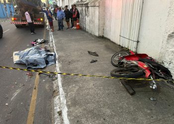 Mulher morre e idoso fica gravemente ferido após acidente no Centro de Campos