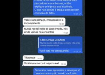 Vice-presidente da CPMI do INSS acusa deputado maranhense de ameaça