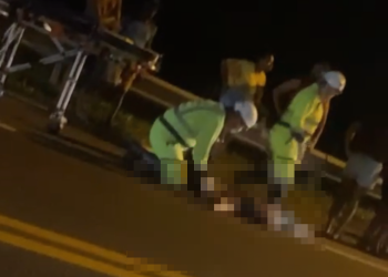 Adolescente morre após ser atropelada por van na BR-101 em Campos