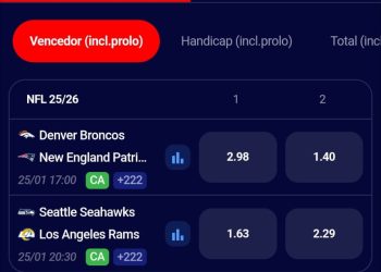 Apostas NFL 2025/26: como apostar, melhores sites, odds e dicas