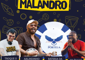 Com Arlindinho e Bateria da Portela, Bloco do Malandro acontece nesta quarta na Usina do Queimado