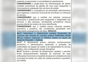 Médico envolvido em grave acidente com duas mortes em SJB é afastado do cargo pela Prefeitura