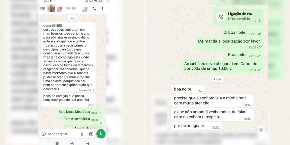 Famílias de Campos dizem ter sido vítimas de “golpe do aluguel” em Cabo Frio, com prejuízos de R$ 15 mil