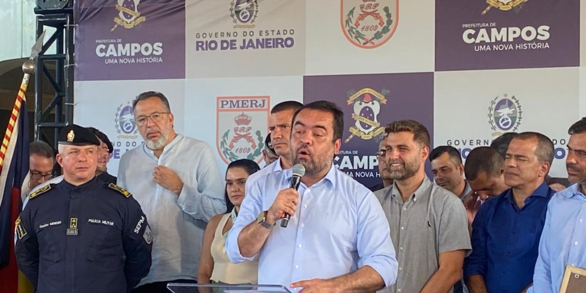 Governo do Estado anuncia local do Batalhão de Guarus e construção de escola cívico-militar em Campos