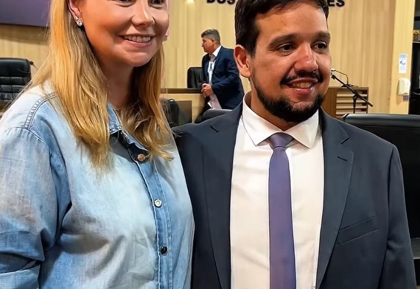 Com a presença da deputada federal Dani Cunha, vereador Filipe Coutinho toma posse em Campos