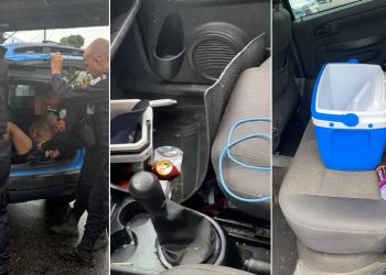 Motorista de carro, supostamente embriagado, recusa atendimento e acaba detido pela PM após acidente em Guarus