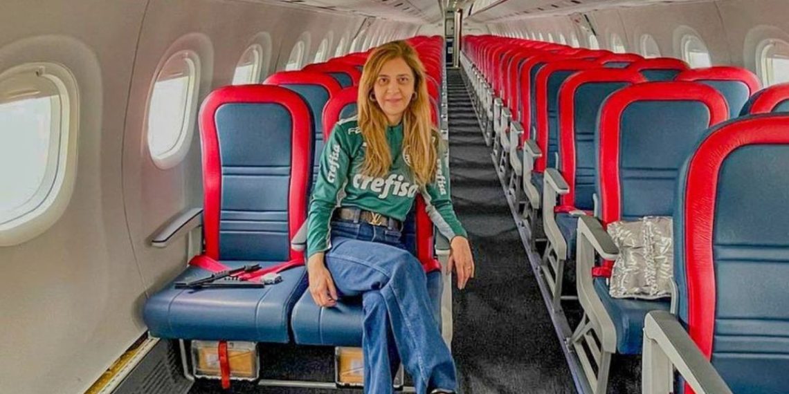 Coritiba freta avião de Leila Pereira para jogo contra o Mirassol pelo Brasileirão