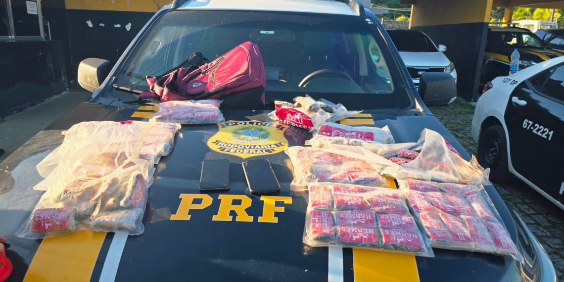 Mais de 10kg de Haxixe são apreendidos durante ação policial e prejuízo ao tráfico é estimado em R$ 1 milhão