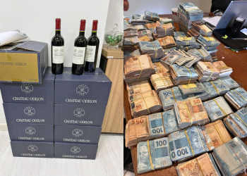 PF apreende milhões em espécie e R$ 40 mil em vinho durante operação