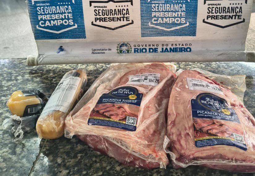 Mulher é presa após furtar duas peças de picanha em estabelecimento de Campos