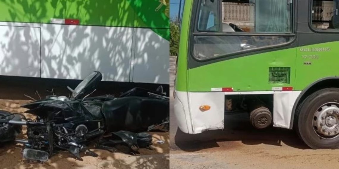 Motociclista é socorrido em estado grave após acidente com ônibus em Guarus