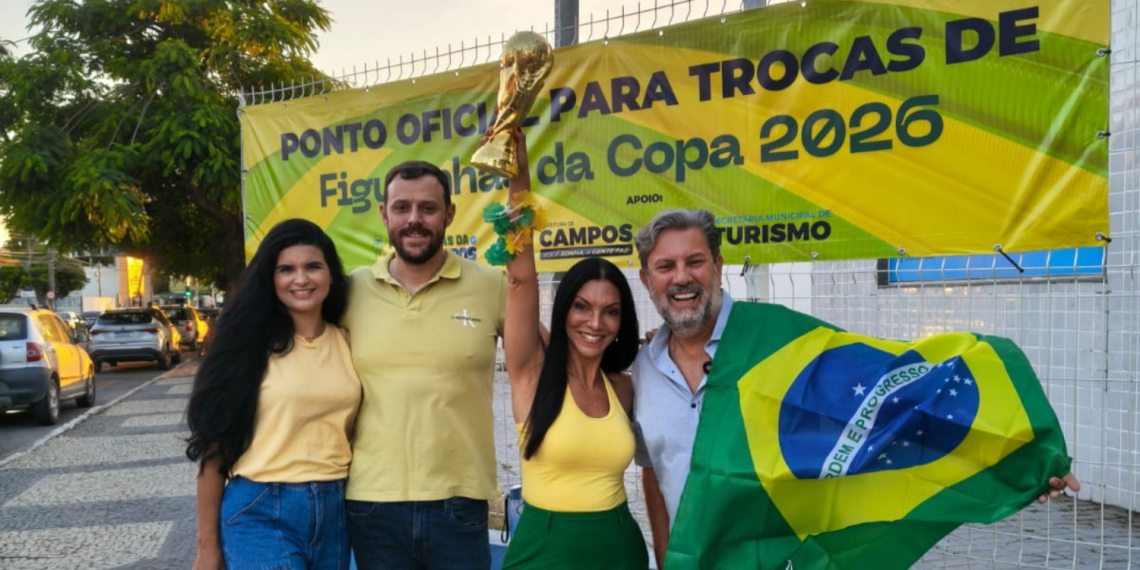 Prefeitura de Campos define ponto de troca de figurinhas da Copa