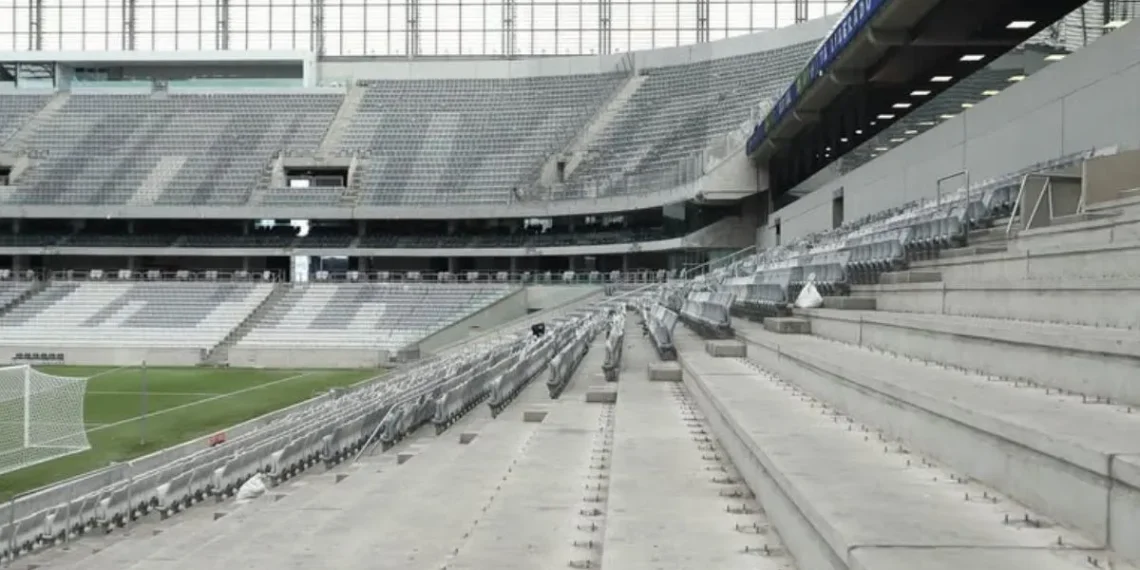 Athletico reduz capacidade da Arena da Baixada para obra inédita no futebol brasileiro