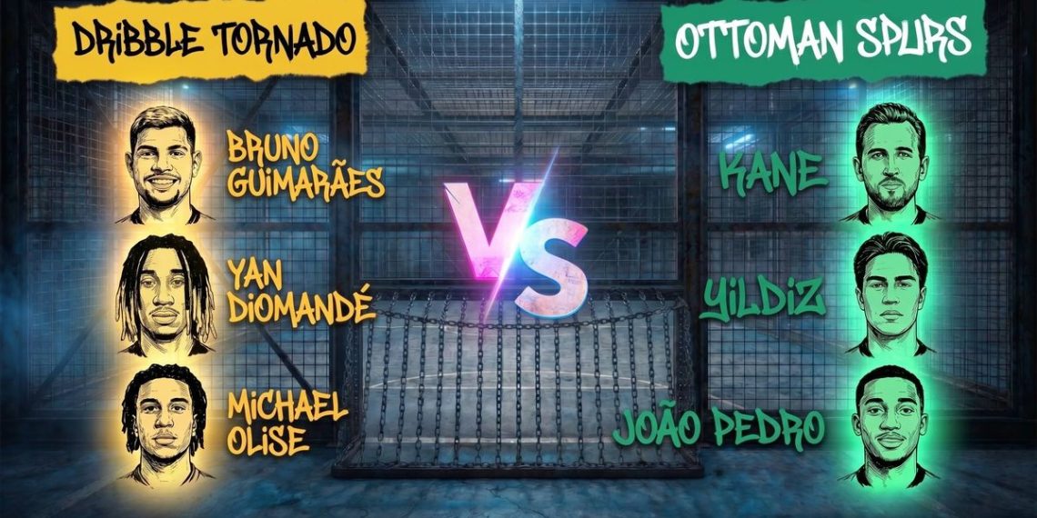 Bruno Guimarães desafia Harry Kane na Batalha dos Craques? Vote agora