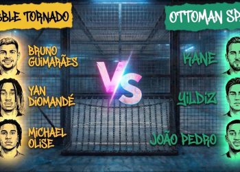 Bruno Guimarães desafia Harry Kane na Batalha dos Craques? Vote agora