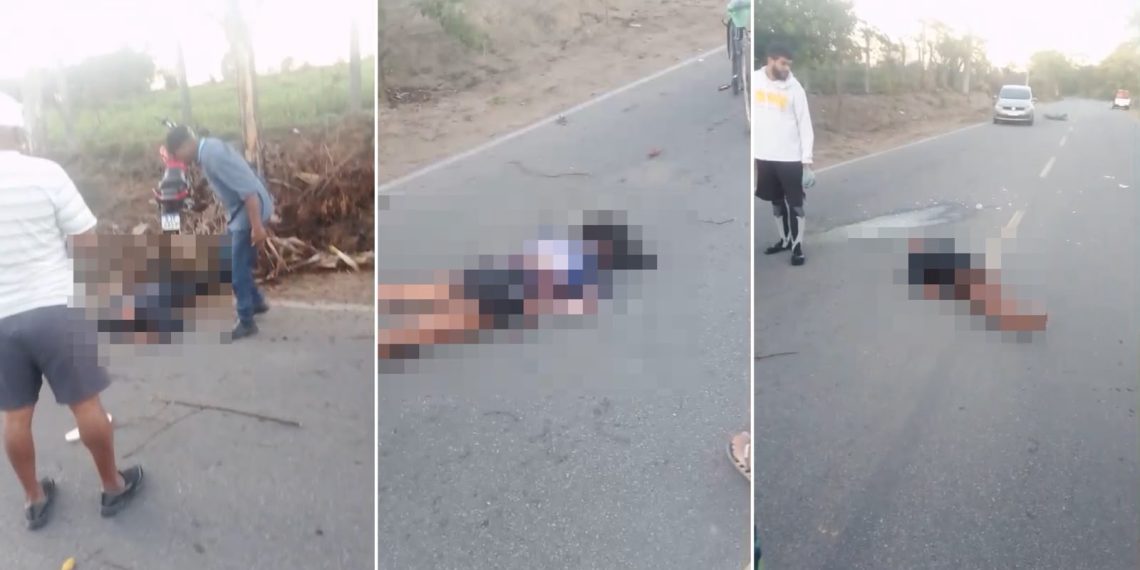 Três pessoas são socorridas em estado grave após grave acidente de moto em Campos