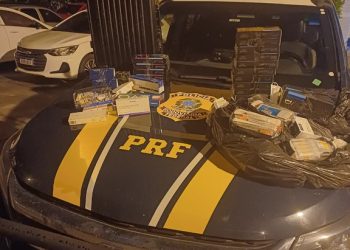 PRF apreende medicamentos controlados e produtos sem nota fiscal na BR-101