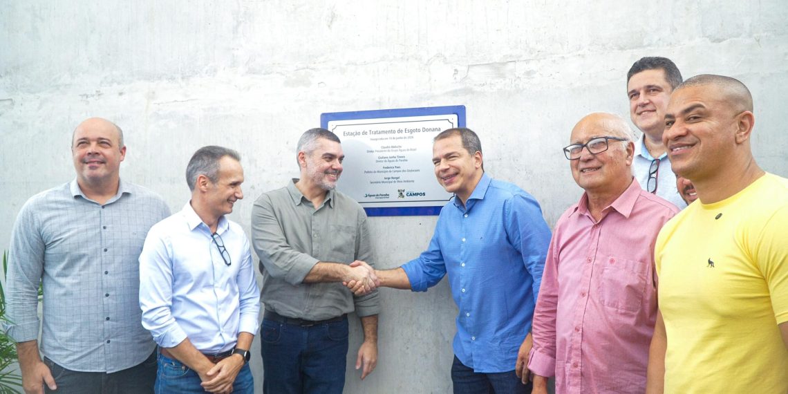 Águas do Paraíba inaugura ETE Donana e amplia capacidade de tratamento de esgoto em Campos dos Goytacazes