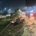 Mais um carro cai no “valão do perigo” em Campos