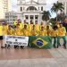 Seleção Brasileira de Futebol Unificado retorna a Campos e é recebida com festa após título da Copa do Mundo