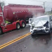 Acidente entre carro e ônibus deixa três pessoas feridas em Campos
