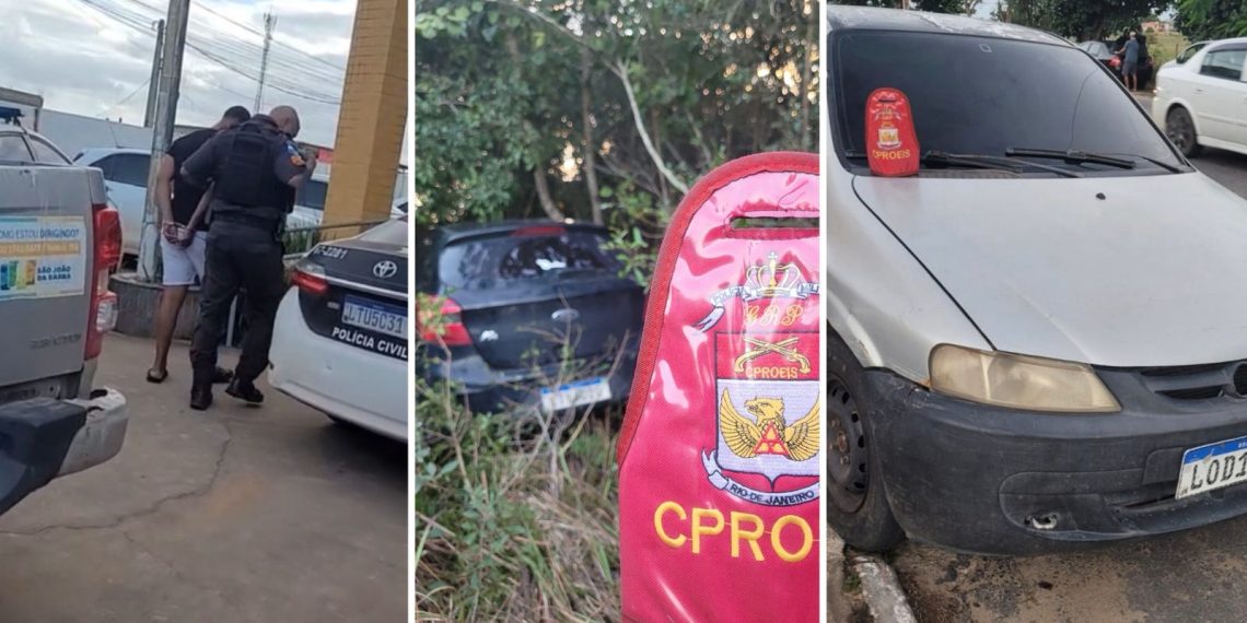 Câmeras de segurança da Prefeitura de SJB ajudam a recuperar carro roubado na BR-356 em Campos