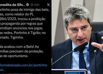 Benedita critica Portinho e relembra mudanças em projeto sobre publicidade das bets