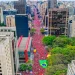 Ato pela reeleição de Lula leva milhares à Avenida Paulista