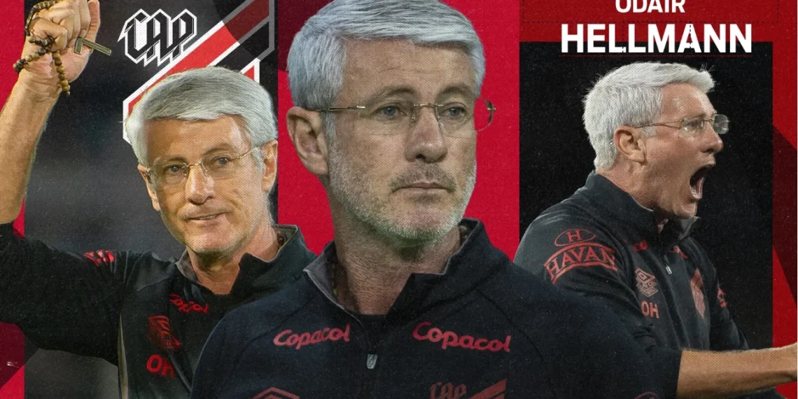 Odair vira técnico mais longevo do Athletico no século; recorde histórico impressiona