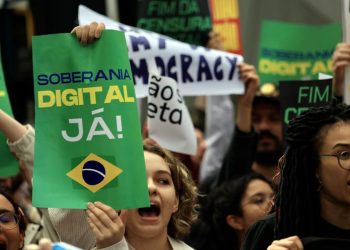Ato em São Paulo cobra neutralidade da Meta nas eleições