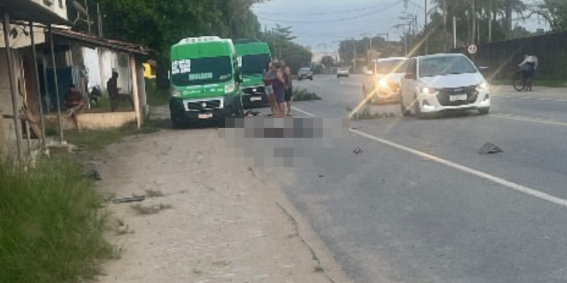 Ciclista morre após acidente com carro e van na Baixada Campista